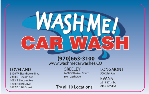 Wash Me Card Wash Me Car Wash Loveland Fort Collins Co Wash Me